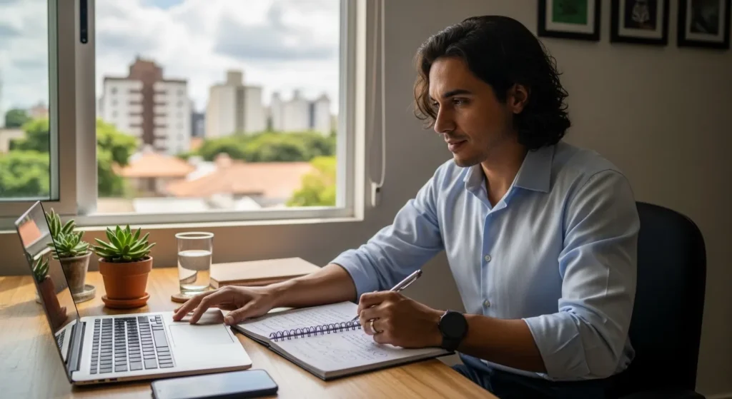 mensagem para explicar mudança de área