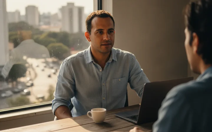 entrevista de emprego com IA