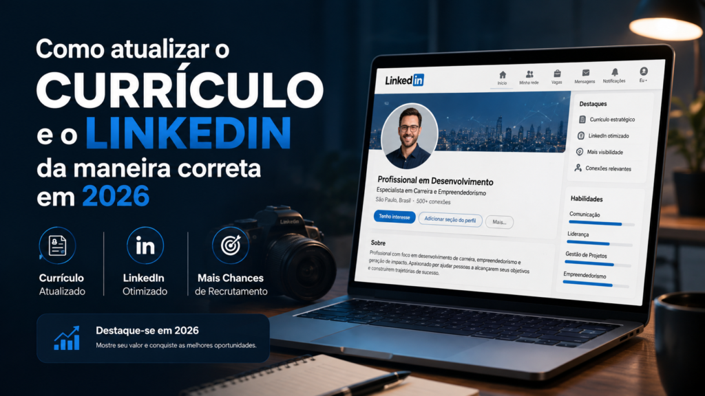 como atualizar o currículo e o linkedin da maneira correta em 2026