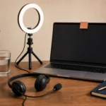 preparação técnica iluminação, áudio, conexão