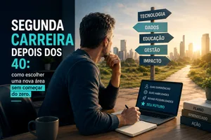 segunda carreira depois dos 40 como escolher uma nova área sem começar do zero